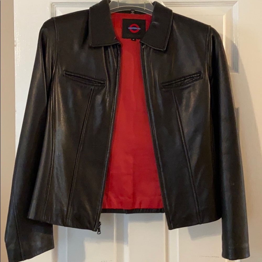 Black genuine SOFT leather jacket